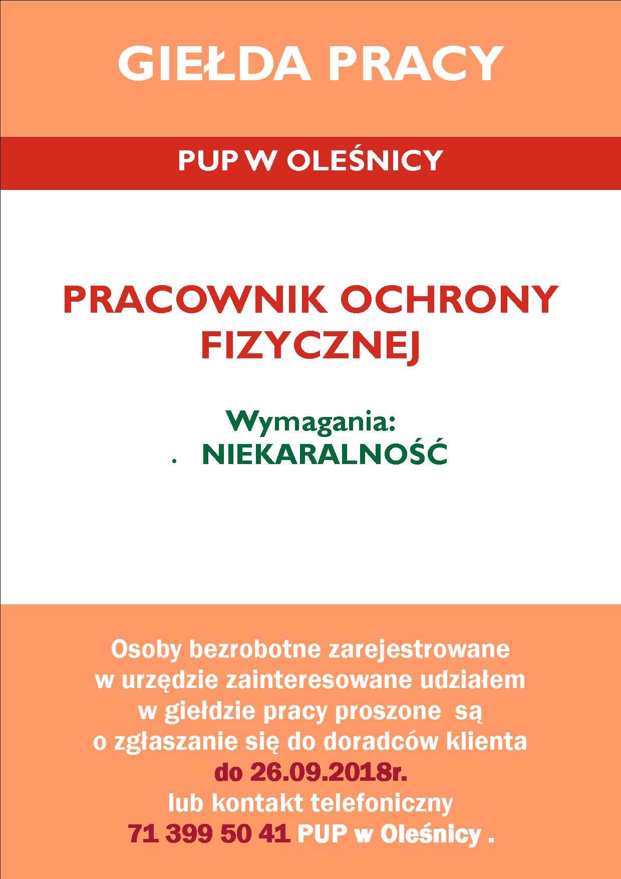 Zdjęcie giełda pracy 27.09.2018